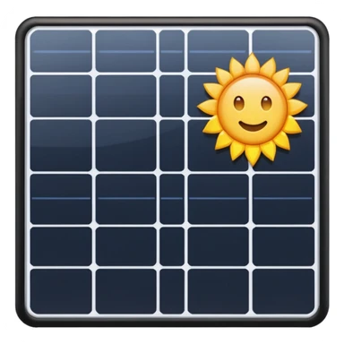 solar panel sticker