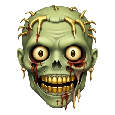 🧟‍♂️ com grillz sticker