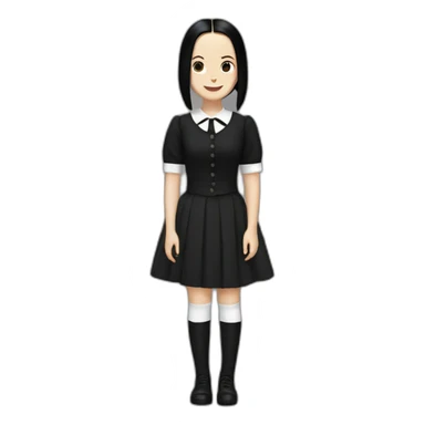 Wednesday adams sticker