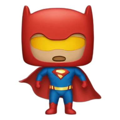superhero costume sticker