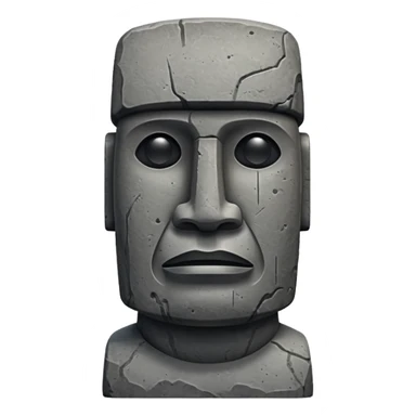 Moai sticker