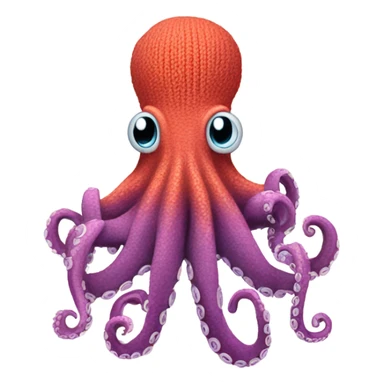 Octopus wearing a sweater sticker