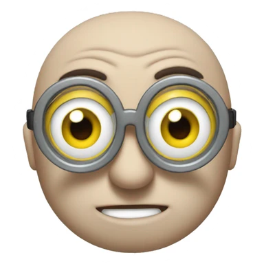 Minion face  sticker