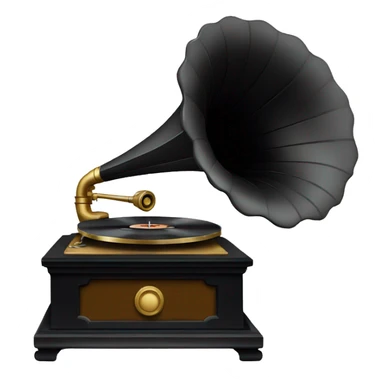 gramophone sticker