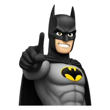batman pointing at the viewer sticker