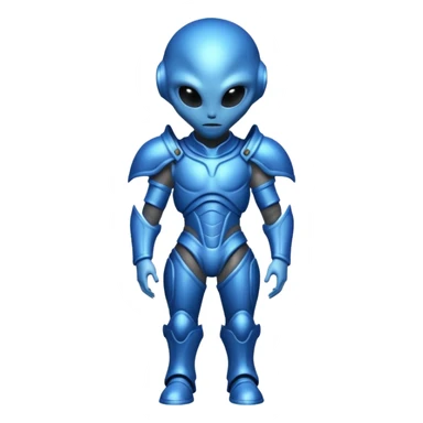 alien in blue armor





 sticker