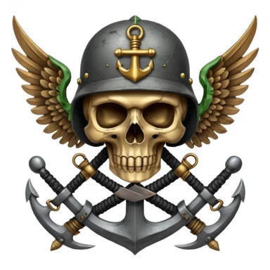 ⚓💀🪖⚔️💣🪽 sticker