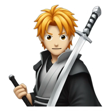 Ichigo Kurosaki with sword sticker