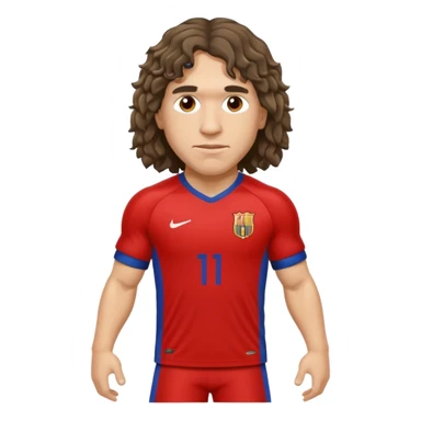 carles puyol football player sticker