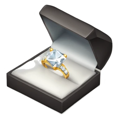 Diamond ring in a box  sticker