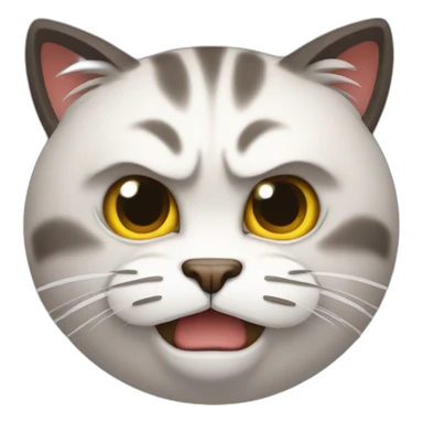 always angry cat sticker