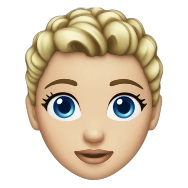 Miley Cyrus blue eyes sticker