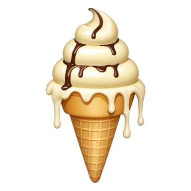 melting ice cream from heat sticker