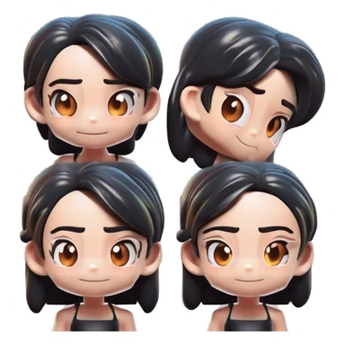 Luz com pernas, braços e rosto sticker