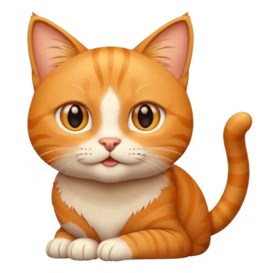 chat qui dit bonjours  sticker