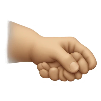 an extended hand with a human outline on top sticker