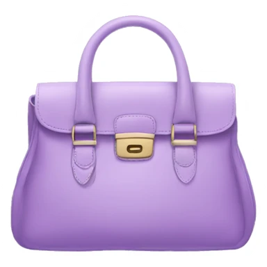 light purple handbag sticker