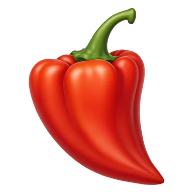 pointy red pepper sticker