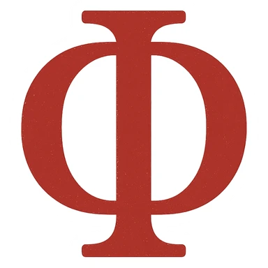 Ф in the style of the provided example sticker