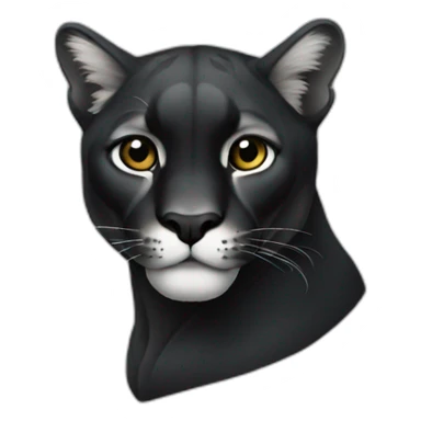 black puma sticker