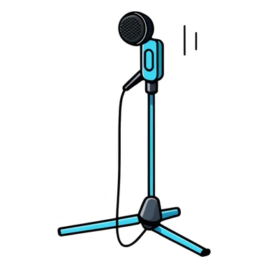 wireless microphone sticker