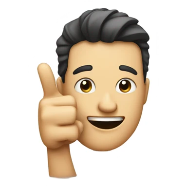 finger gun to the head sticker