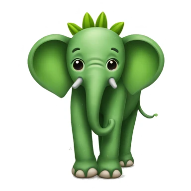 cactus elephant sticker