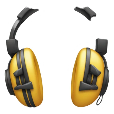 Headphones with a bow on it sticker