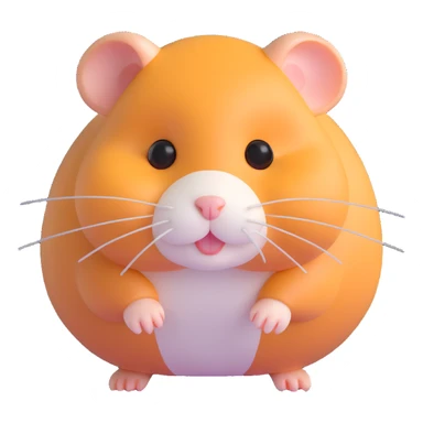 mini hamster sticker