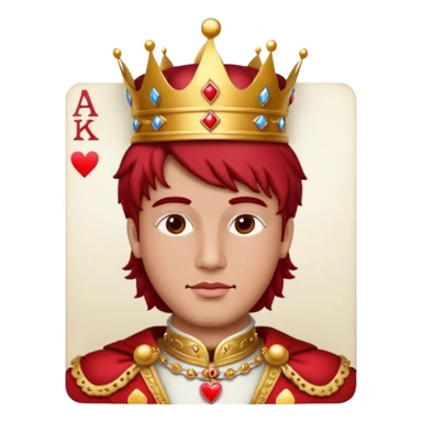 King of Hearts sticker