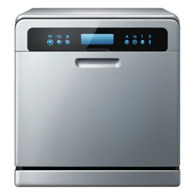dishwasher emoji in style of apple sticker