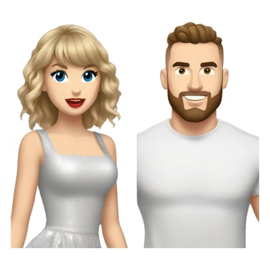 taylor swift and travis kelce sticker