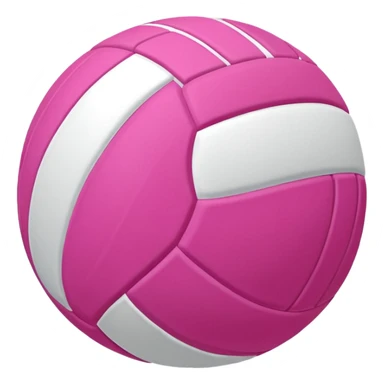 pink  volleyball sticker