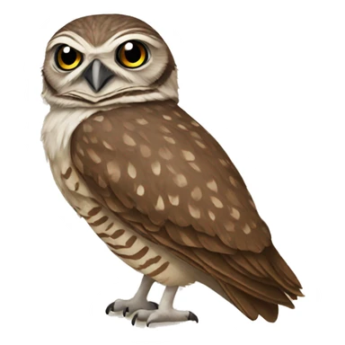 burrowing owl sticker