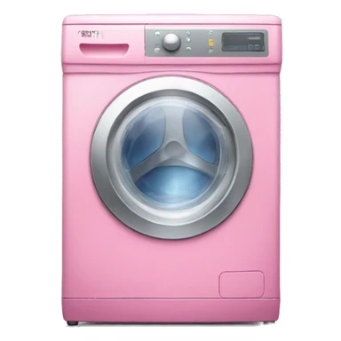 Pink washing machine  sticker
