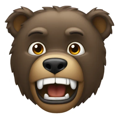 ours aggressif sticker