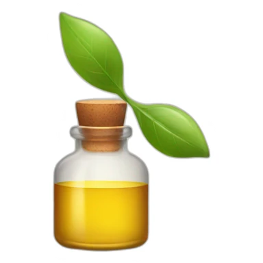 Essential oil bottle sticker
