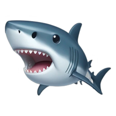 Shark gum sticker