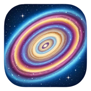 andromeda galaxy sticker