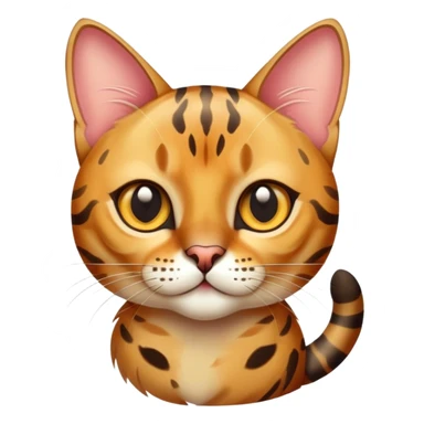 A Bengal cat sticker