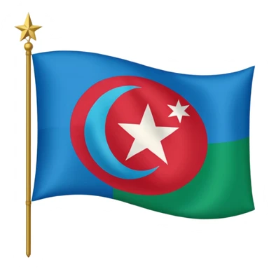 azerbaycan  bayraqi sticker