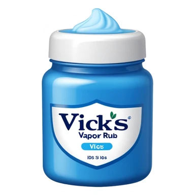 Vicks vapor rub sticker