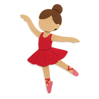 ballet dancing girl sticker