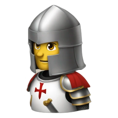 knight templar sticker