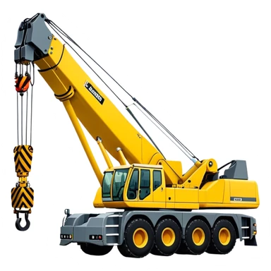 Crane - Liebherr LTM 1200-5.1 (Model Year: 2022) (Iconic colour: Yellow) sticker