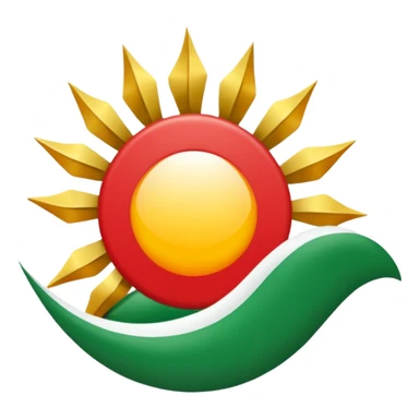 Kürdistan bayrak sticker