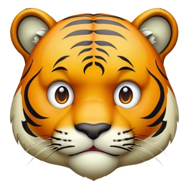 tiger face monkaS meme nervous sweating for Twitch emote sticker