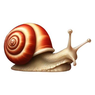 Snail holding a heart  sticker