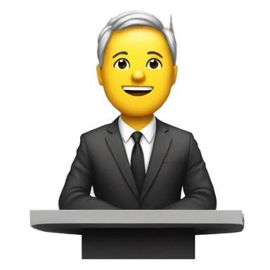 speaker infront of parliament sticker