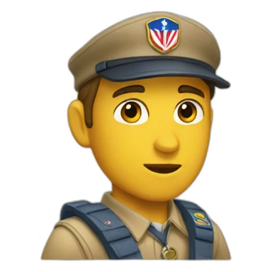 Salut scout sticker